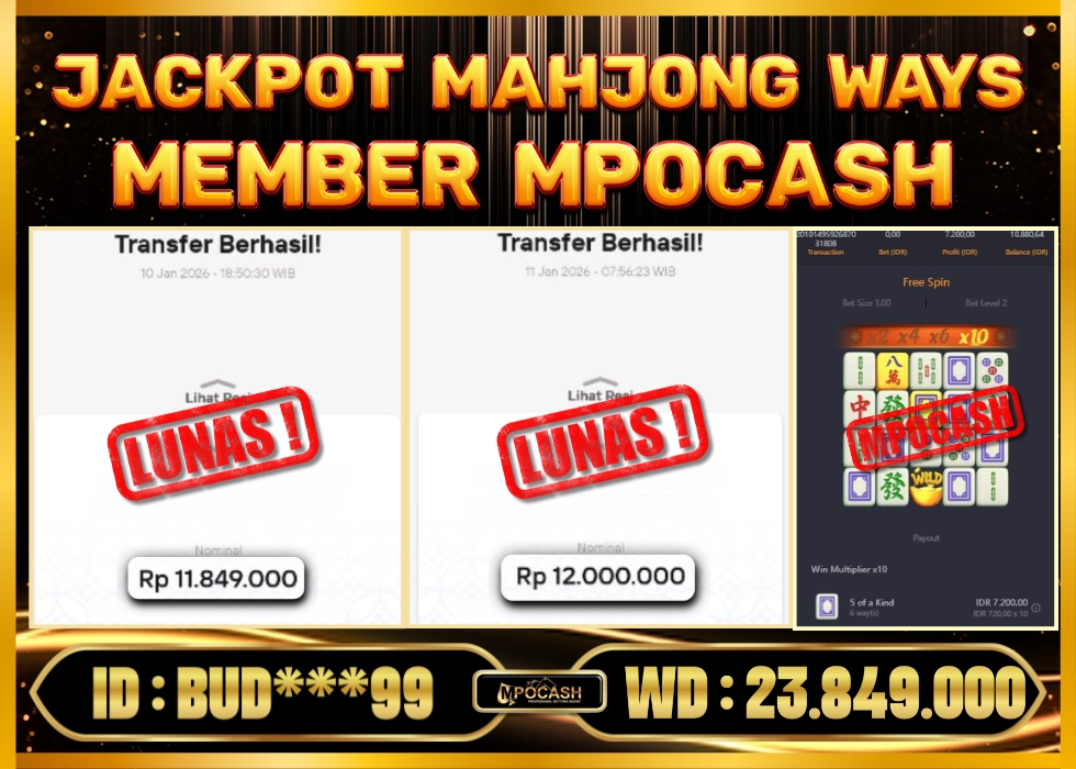 MPOCASH JACKPOT MAHJONG WAYS